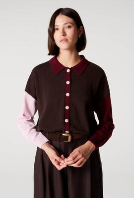 Absolut Cashmere Majura Fancy Weste Braun