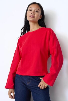 Sister Point Villy Bluse rot