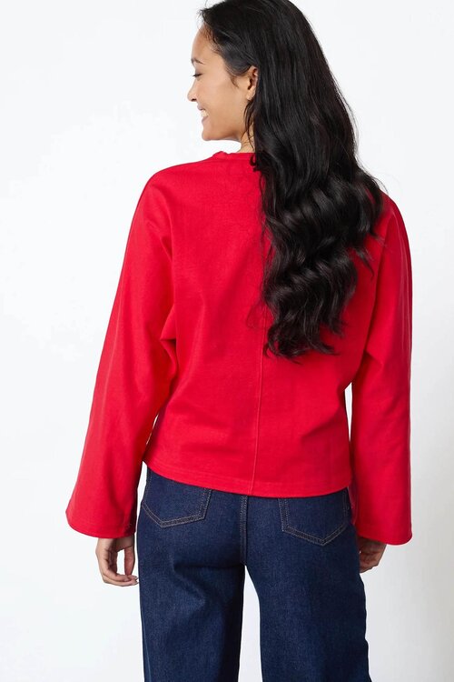 Sister Point Villy Bluse rot