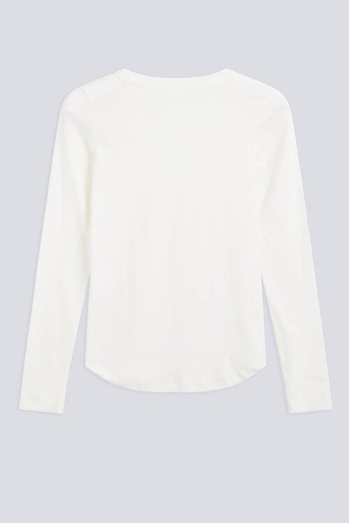 Neeve Langarmshirt Offwhite