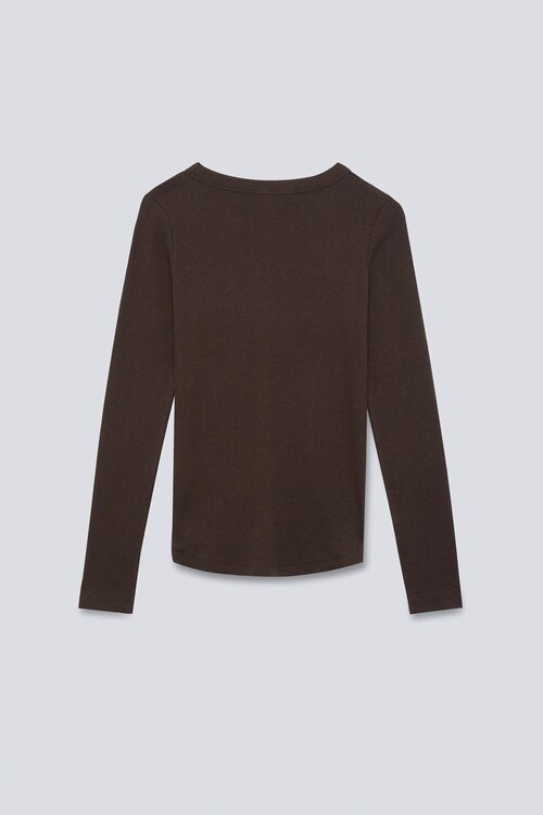 Neeve Langarmshirt Braun