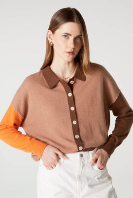 Absolut Cashmere Majura Weste Braun