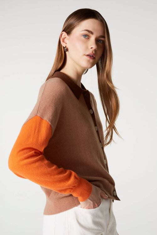 Absolut Cashmere Majura Weste Braun