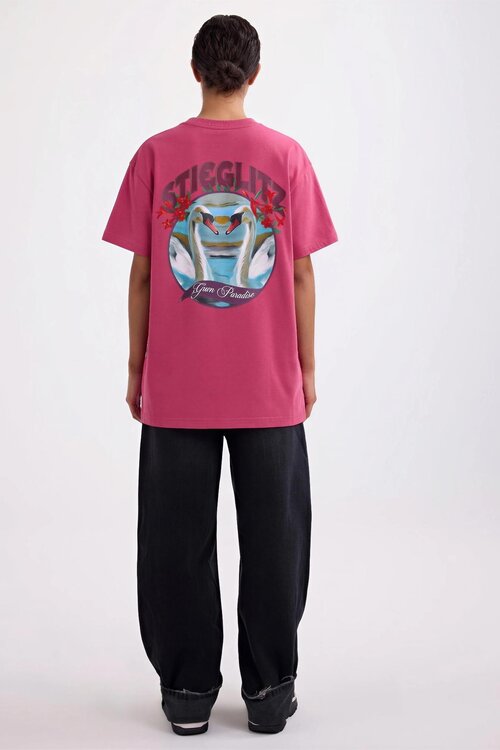 Stieglitz Renzo Oversize-T-Shirt Bordeaux
