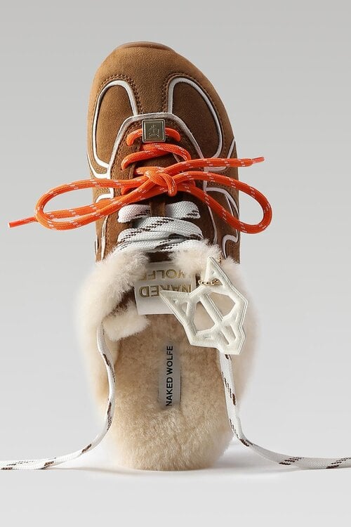 Naked Wolfe Sneaker Mule Kamel
