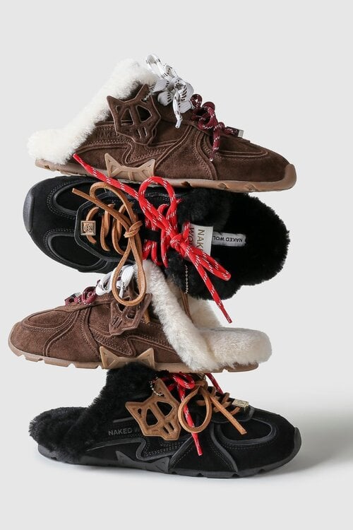 Naked Wolfe Sneaker Mule Braun