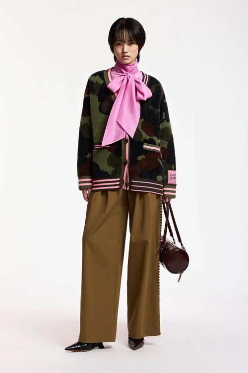 Essentiel Antwerp Weste Tarnung Khaki