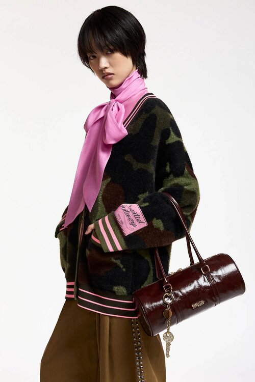 Essentiel Antwerp Weste Tarnung Khaki