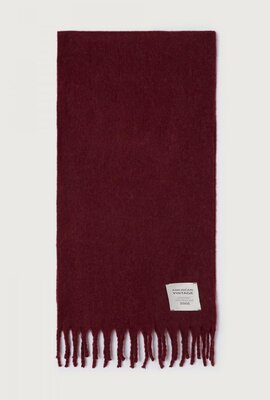 American Vintage Zinaco Schal bordeauxrot