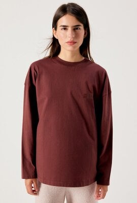 American Vintage Gixy T-shirt bordeauxrot