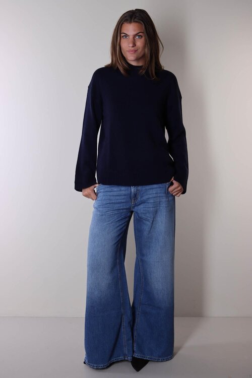 Cambio Blaue Pallazo Advance Wide Leg Jeans