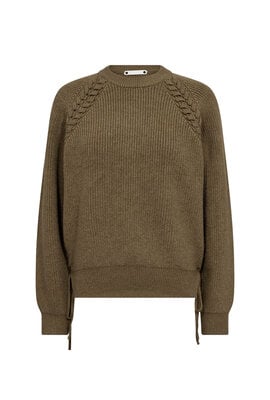 Co'couture Reihe Strickpullover Khaki