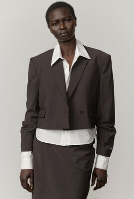 Herskind Pascale kurze Blazer braun