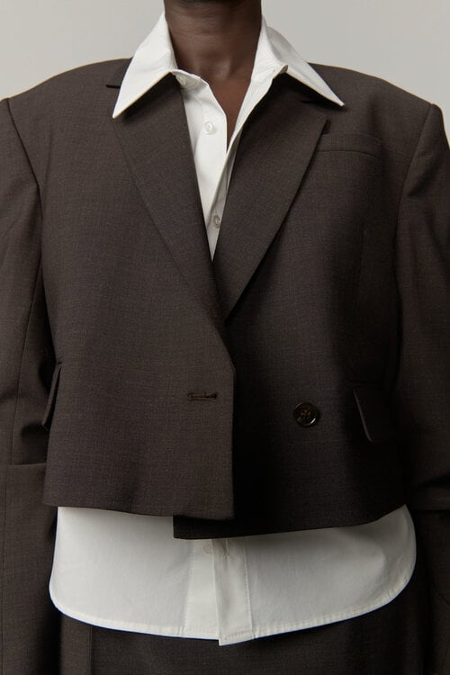 Herskind Pascale kurze Blazer braun