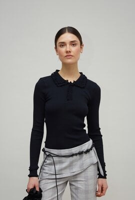 Opera Sport Arianna Polohemd Schwarz