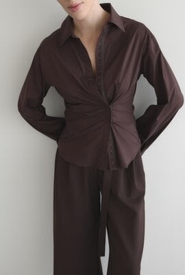 Club L'avenir Sora Bluse Aubergine