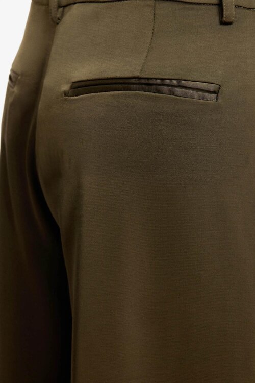 Essentiel Antwerp Wide-Leg-Hose Khaki