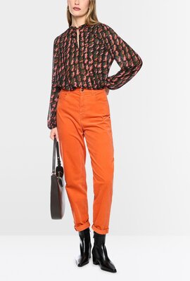 Marc Cain Bluse Print Orange