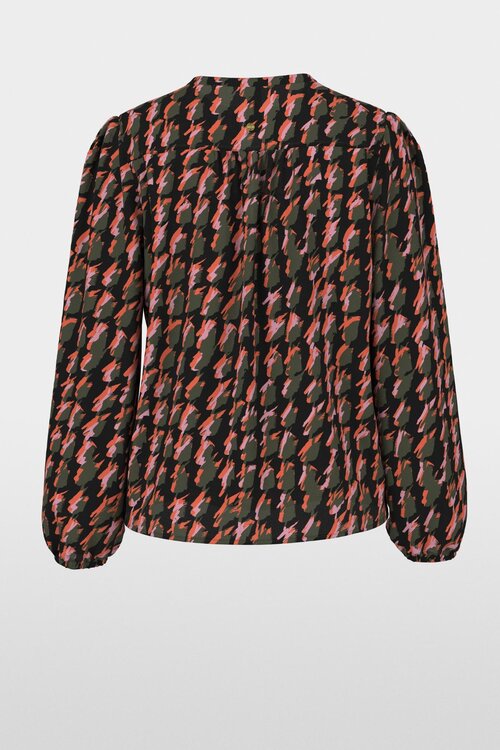 Marc Cain Bluse Print Orange