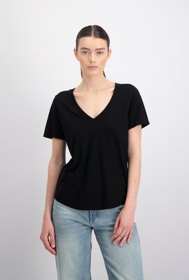Neeve V-Ausschnitt Baumwollshirt
