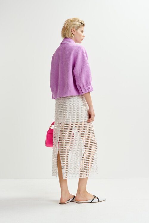 Essentiel Antwerp Pailletten-Mesh-Rock