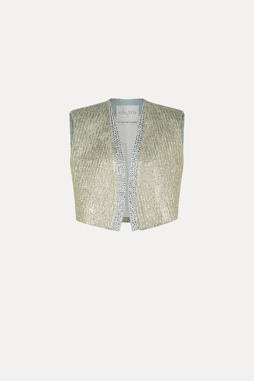 Forte_Forte Lurex Weste