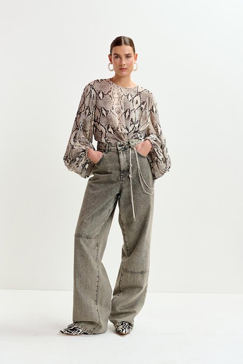 Essentiel Antwerp Ballonärmelbluse