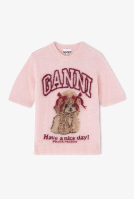 Ganni Brushed Alpaca Hemd