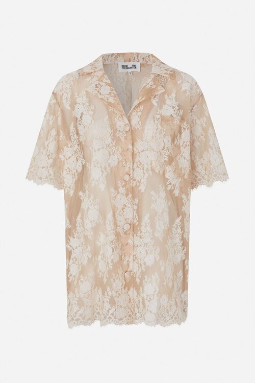 Baum Und Pferdgarten Shirt aus Spitze