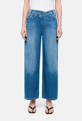 Cambio Baggy Wide Leg Jeans
