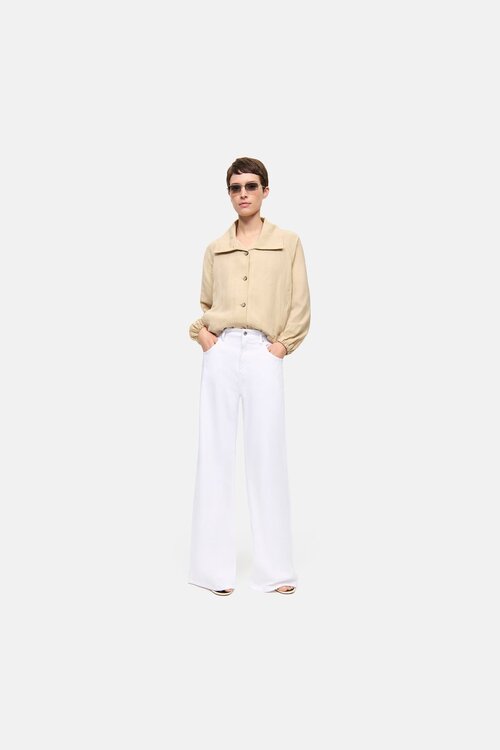 Cambio Palazzo Leinen Tencel Jeans