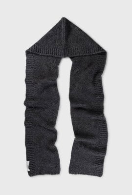 10Days Kapuzen-Strickschal grau