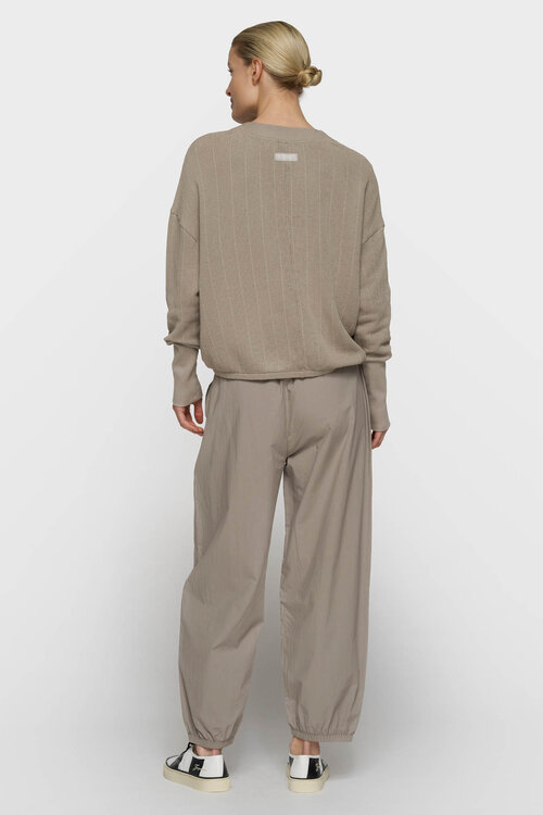 10Days V-Ausschnitt Mesh Cardigan fog