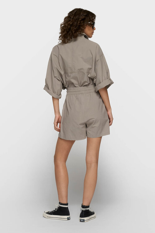 10Days weite Crinkle-Jacke fog
