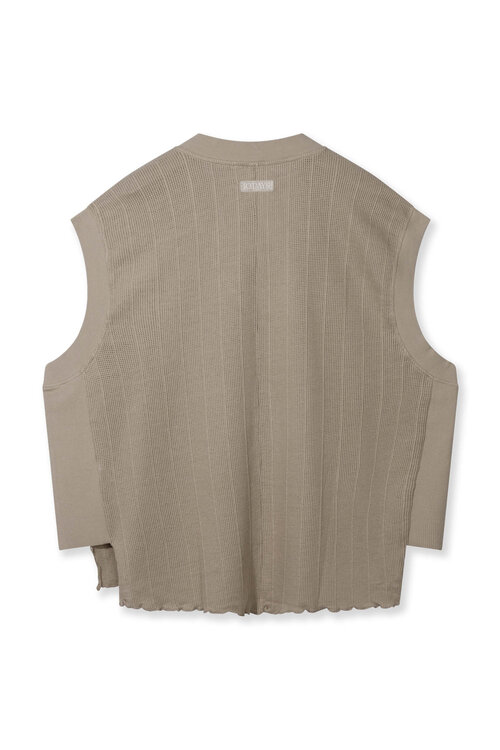 10Days V-Ausschnitt Mesh-Top fog