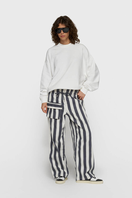 10Days Baseball-Sweater Yin Yang Ecru