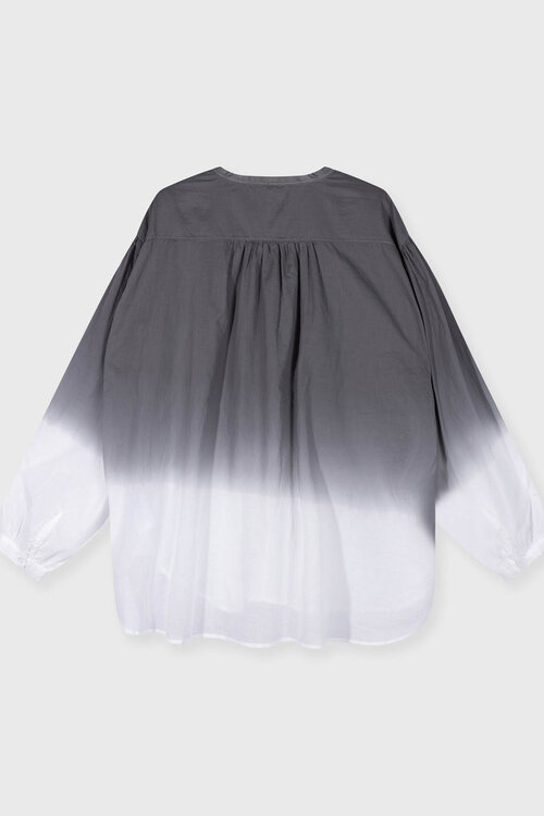 10Days Dip-Dye-Bluse Mid Grey