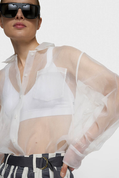 10Days angel Hemd Organza ecru