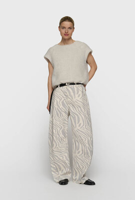 10Days Western-Hose Ecru Zebra
