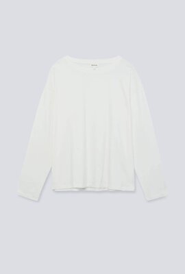 Neeve Langarm-T-Shirt Offwhite