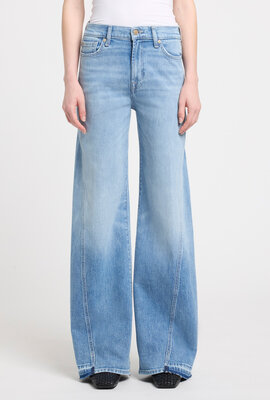 7 For All Mankind Lotta Wide Leg Jeans mit Nieten