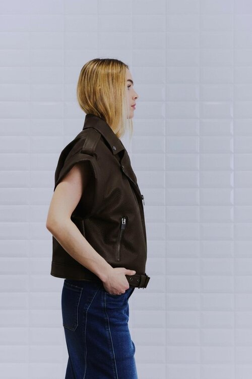 WITHBLACK WBLNEWBEE VEGAN WAISTCOAT