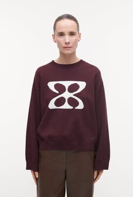 Studio AR by Arma Joanna Strickpullover Bordeaux