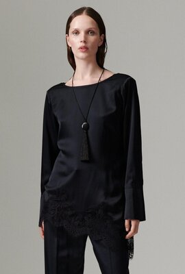 Day Birger et Mikkelsen Lila Bluse schwarz