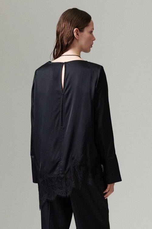 Day Birger et Mikkelsen Lila Bluse schwarz