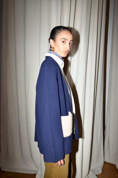 Collectors Club Strickjacke Navy