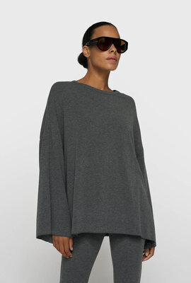 10Days Blusen-Tee Modal Anthrazit