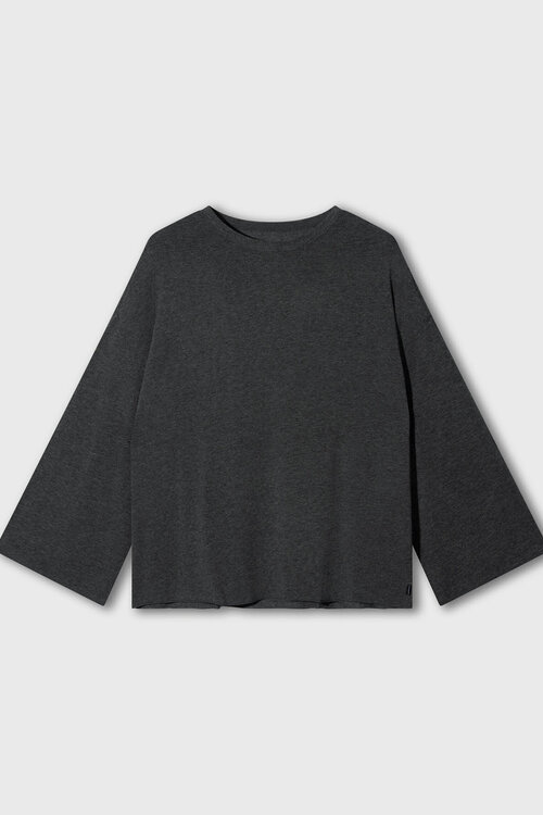 10Days Blusen-Tee Modal Anthrazit