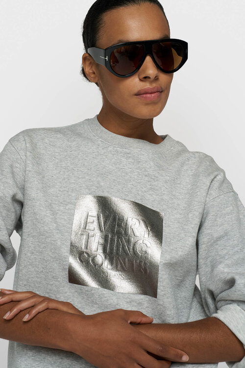 10Days petite statement sweater grau