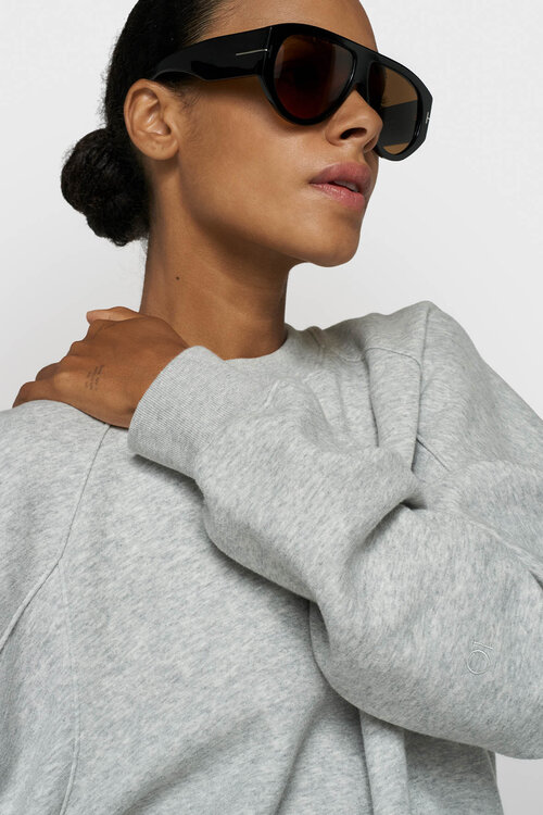 10Days Sweatshirt mit Puffärmeln Neopren